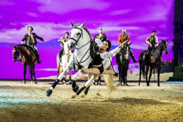 Cavalluna: Actionreiche Showeinlage