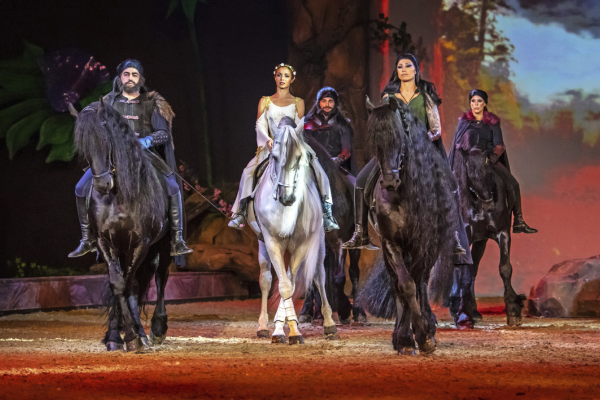 Cavalluna: Beeindruckende Showeinlage