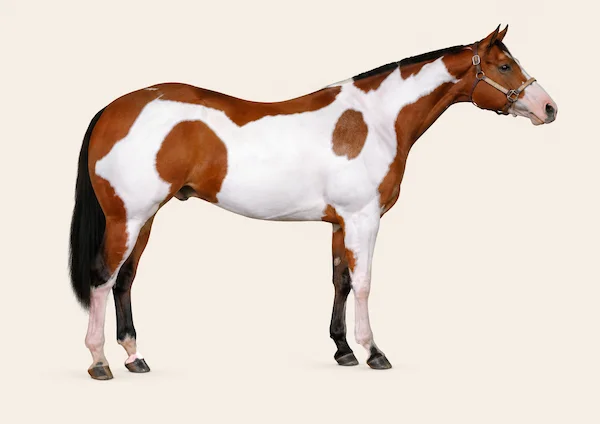American Paint Horse in der Farbe Brauner (Bay)