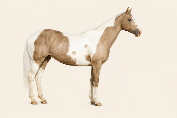 American Paint Horse in der Farbe Classic Champagne (Classic Champagne)