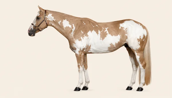 American Paint Horse in der Farbe Palomino (Palomino)