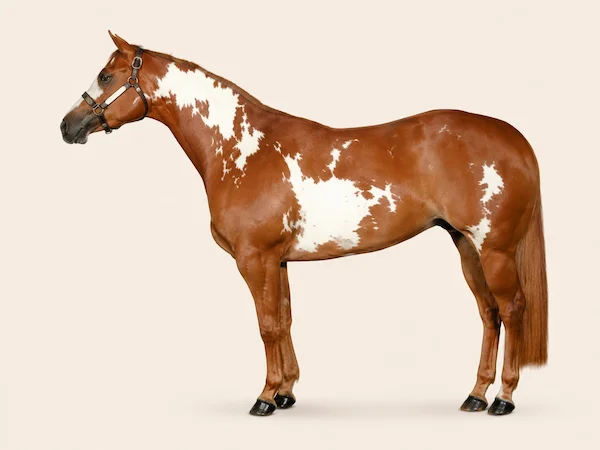 American Paint Horse in der Farbe Sorrel (Sorrel)