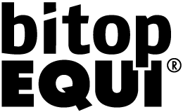 bitopEQUI Logo schwarz/weiß