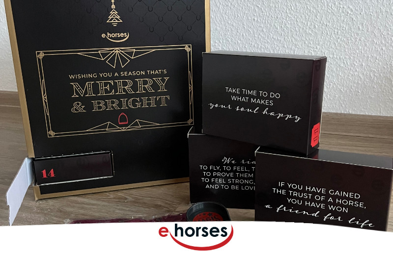 ehorses Adventskalender 2022: Erfahrungen, Inhalt & Unboxing