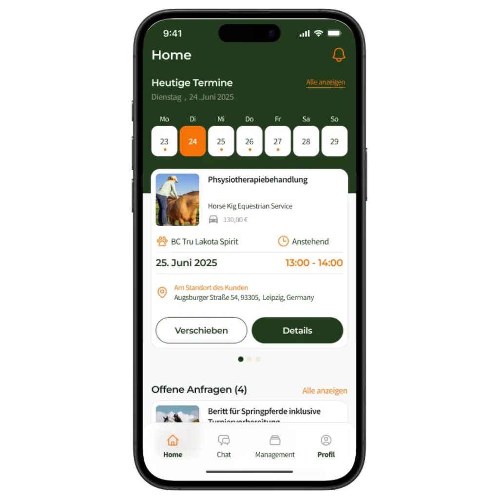 Ansicht App PetPlanner