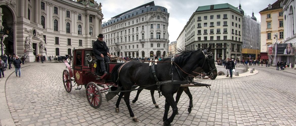 Wiener Droschke in der Altstadt